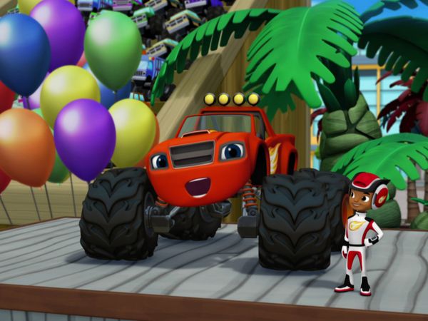 Blaze e os Monster Machines - O desfile de dinossauros