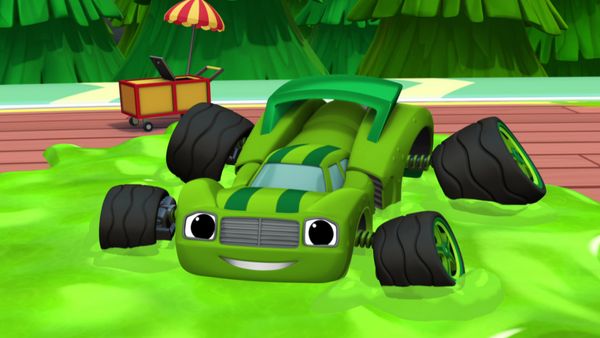 Blaze e os Monster Machines - Corrida até a pedra da Águia