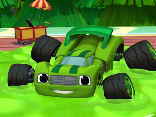 Blaze e os Monster Machines - Corrida até a pedra da Águia