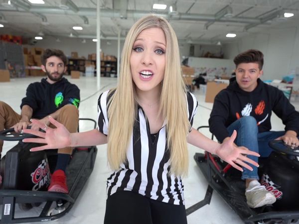 Preston & Brianna - 100 Layers Challenge vs An Actual Firefighter / Last to Stop Driving Wins