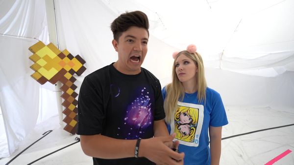Preston & Brianna - Extreme Camo Hide and Seek in the Mall / I Built the World's Biggest Blanket Fort