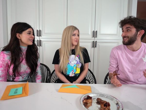 Preston & Brianna - Ultimate Bite Lick Nothing Challenge with Azzyland / Extreme Boy vs Girl 100 Layers Challenge