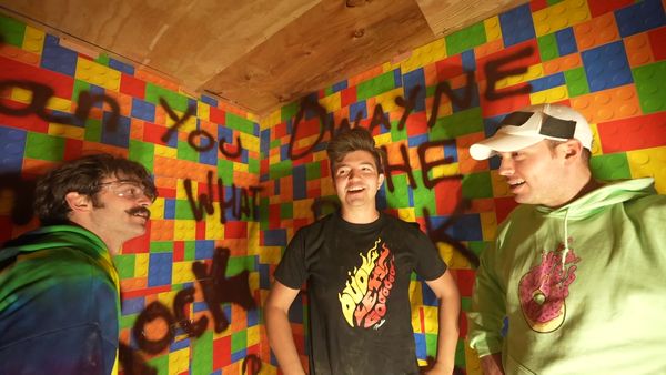 Preston & Brianna - I Built The World's Strongest Lego House