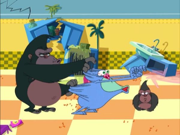 Les Zinzins de l'Espace - L'île aux Singes