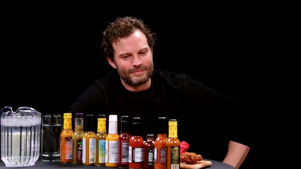 Hot Ones - Jamie Dornan Gets Punched in the Face by Spicy Wings