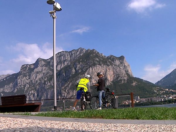 In bici con Filippa - Lecco