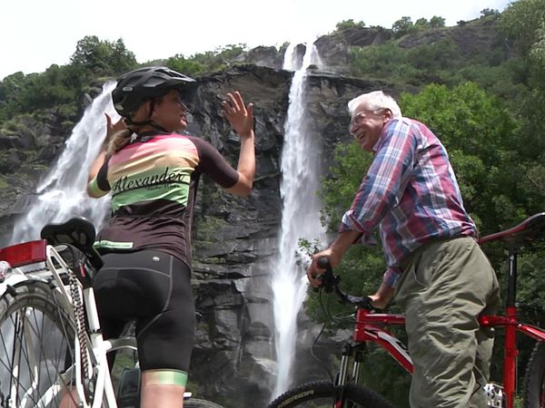 In bici con Filippa - Valchiavenna
