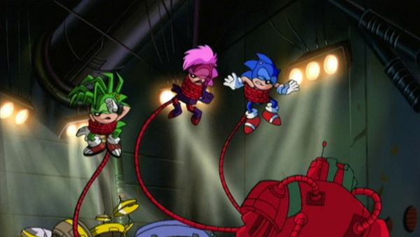 Sonic Underground - ART da destruição