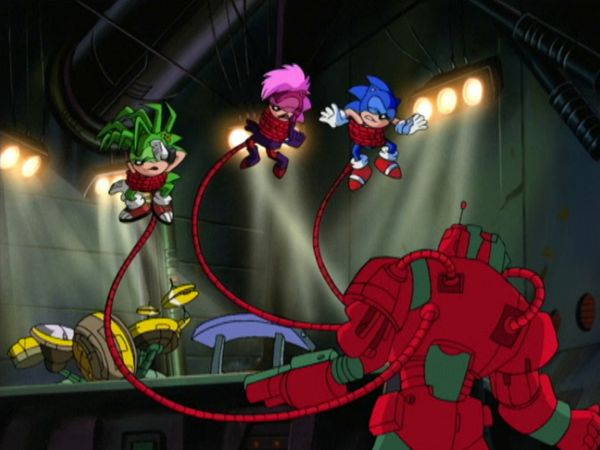 Sonic Underground - ART da destruição