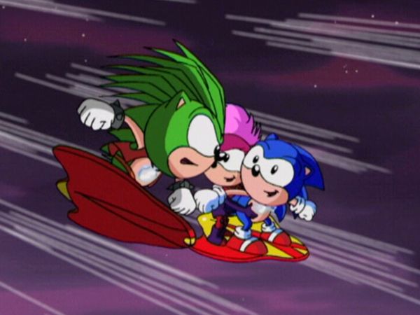 Sonic Underground - Três Hedgehogs e um bebê