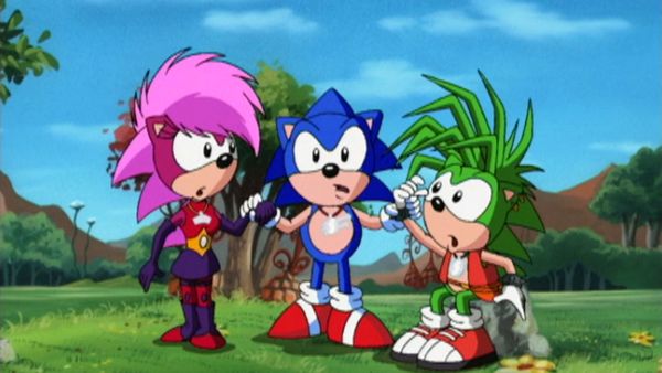 Sonic Underground - Hedgehog em uma máscara de ferro
