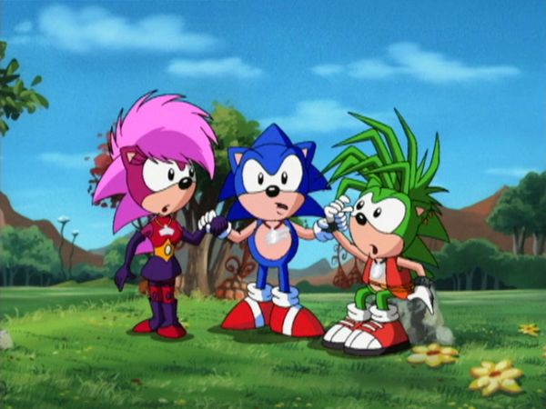 Sonic Underground - Hedgehog em uma máscara de ferro