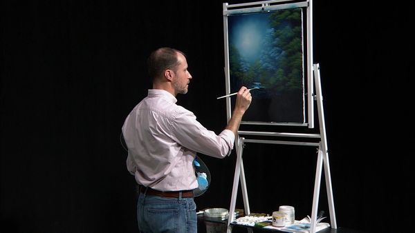 The Joy of Painting with Nicholas Hankins: Bob Ross' Unfinished Season - Moonlit Serenade
