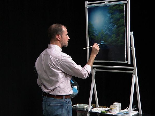 The Joy of Painting with Nicholas Hankins: Bob Ross' Unfinished Season - Moonlit Serenade