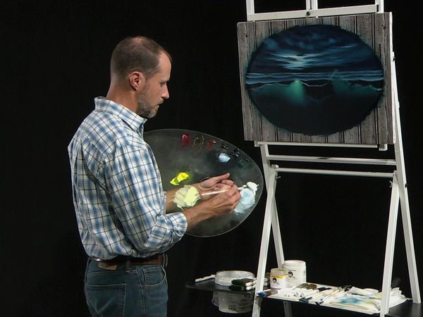 The Joy of Painting with Nicholas Hankins: Bob Ross' Unfinished Season - Midnight Breaker