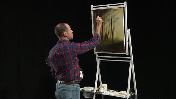 The Joy of Painting with Nicholas Hankins: Bob Ross' Unfinished Season - Woodland Peace