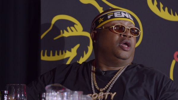 Hot Ones - E-40 Asks a Fan to Save Him While Eating Spicy Wings