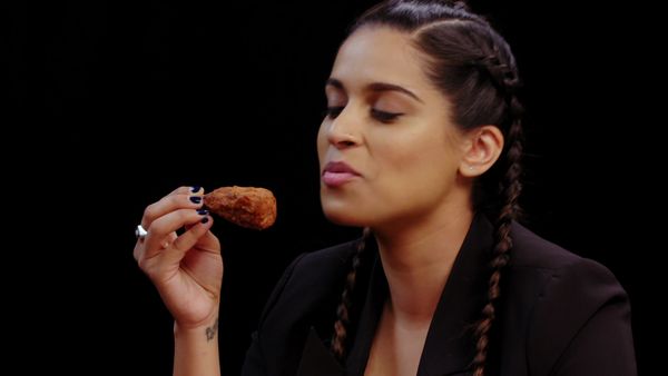 Hot Ones - Lilly Singh Fears for Her Life While Eating Spicy Wings