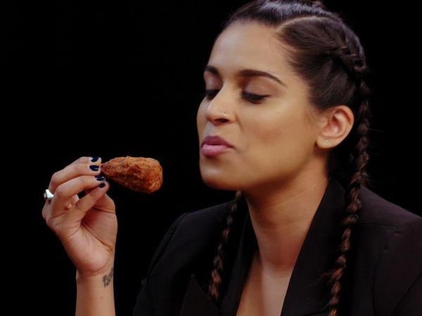 Hot Ones - Lilly Singh Fears for Her Life While Eating Spicy Wings