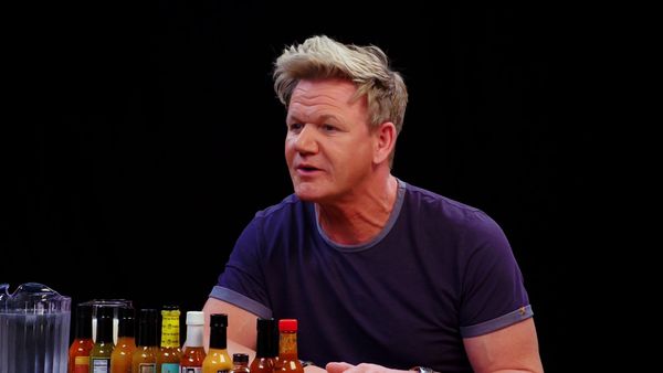 Hot Ones - Gordon Ramsay Savagely Critiques Spicy Wings