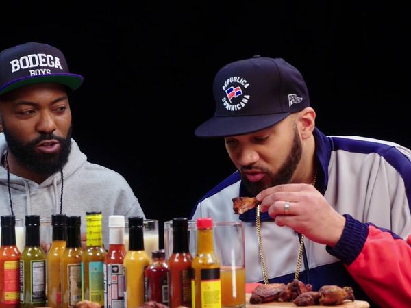 Hot Ones - Desus and Mero Get Smacked By Spicy Wings