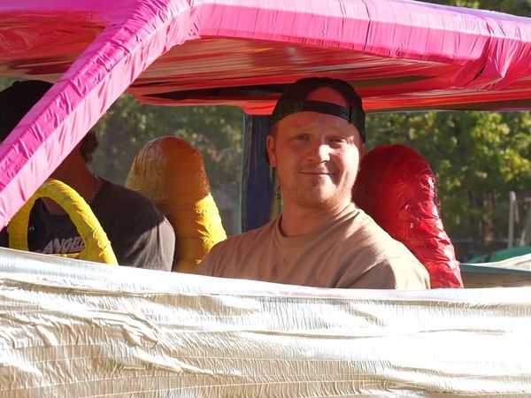 Unspeakable - Cheetos Bus / Duct Tape / Barbie Hide-and-Seek / Cardboard Gaming Base