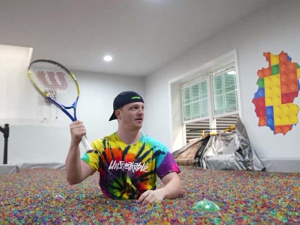 Unspeakable - Filling My Entire House with Orbeez