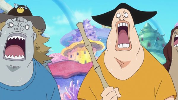 One Piece - Keep Shirahoshi safe! Decken close behind!