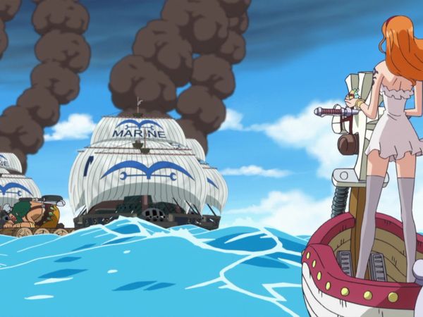 One Piece - A Collision! Law vs. Vice Admiral Smoker!