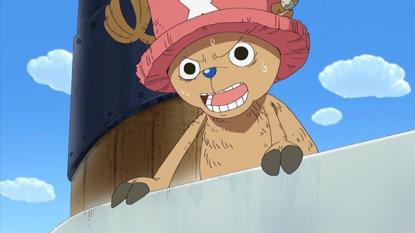 One Piece - Duel between rubber and ice! Luffy vs. Aokiji!