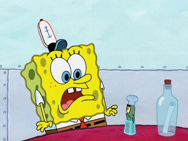 Bob Esponja Calça Quadrada - Amigo ou inimigo