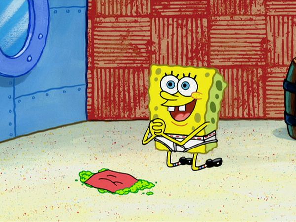 Bob Esponja Calça Quadrada - Acorde disposto / Esperando / Tem fungo entre nós