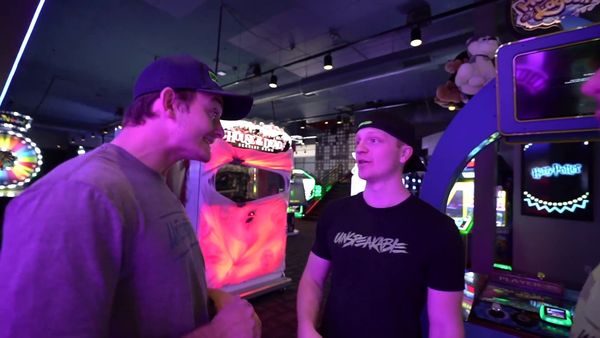 Unspeakable - Blindfolded for 24 Hours Challenge / 24 Hours at the Arcade Challenge