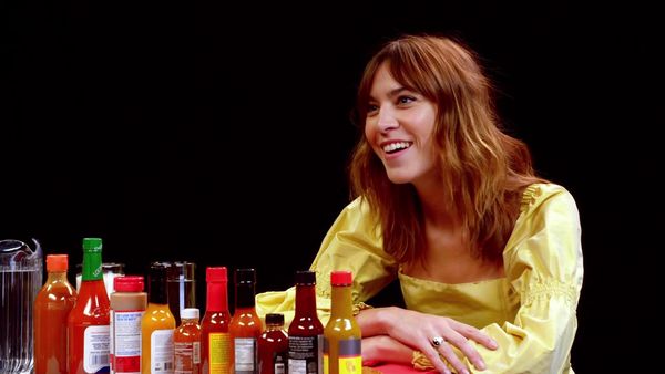 Hot Ones - Alexa Chung Fears for Her Life While Eating Spicy Wings