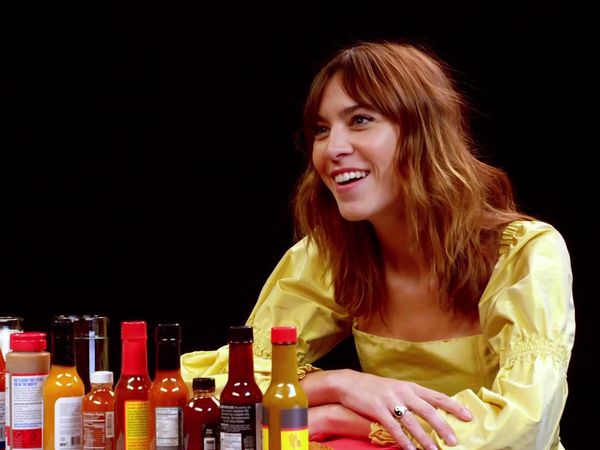 Hot Ones - Alexa Chung Fears for Her Life While Eating Spicy Wings