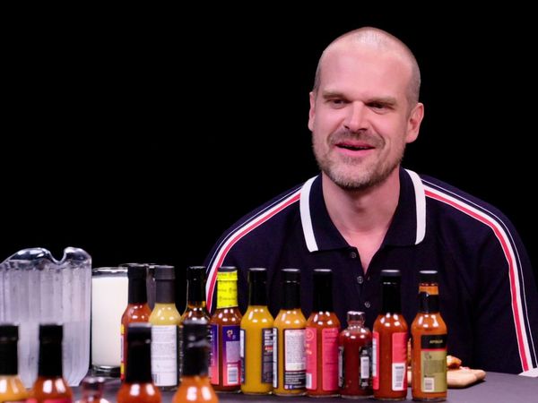 Hot Ones - David Harbour Feels Out of Control While Eating Spicy Wings