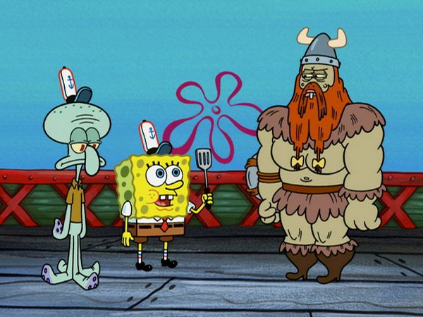 Bob Esponja Calça Quadrada - Queridos vikings / A trapaça