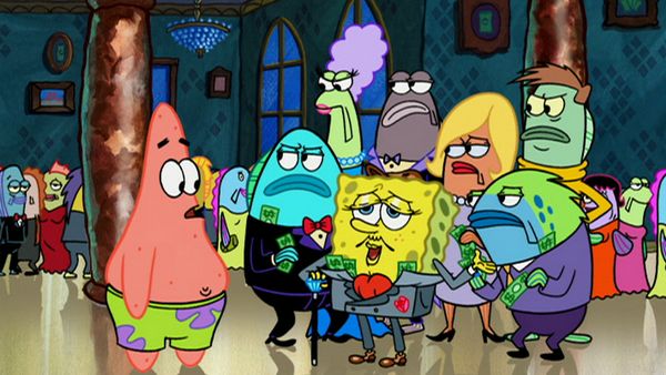Bob Esponja Calça Quadrada - Bolsos Porosos / Os Rapazes do Coro