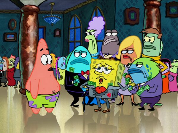 Bob Esponja Calça Quadrada - Bolsos Porosos / Os Rapazes do Coro