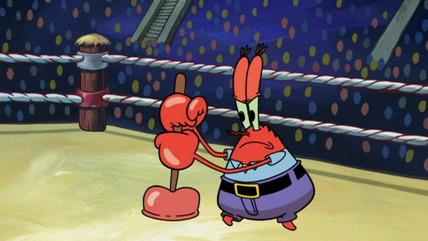 Bob Esponja Calça Quadrada - Os Crocantes Apetitosos / A Figurinha