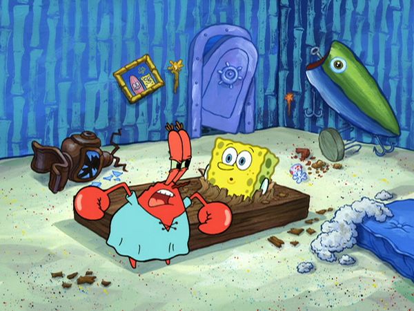 Bob Esponja Calça Quadrada - A Festa do Pijama / Gary Enfeitado