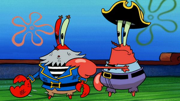 Bob Esponja Calça Quadrada - O vovô pirata / Loja maçônica cefalópode