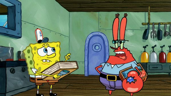 Bob Esponja Calça Quadrada - Calça ingênua / Sobrecarregado