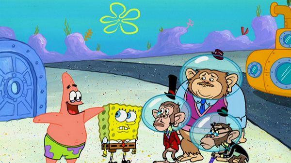 Bob Esponja Calça Quadrada - Olá chimpanzés / O anfitrião do fantasma