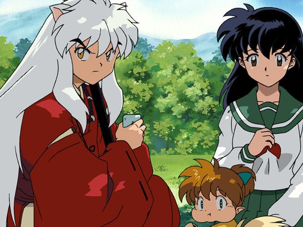 Inuyasha - Kohaku, Sango and kirara: The Secret Flower Garden