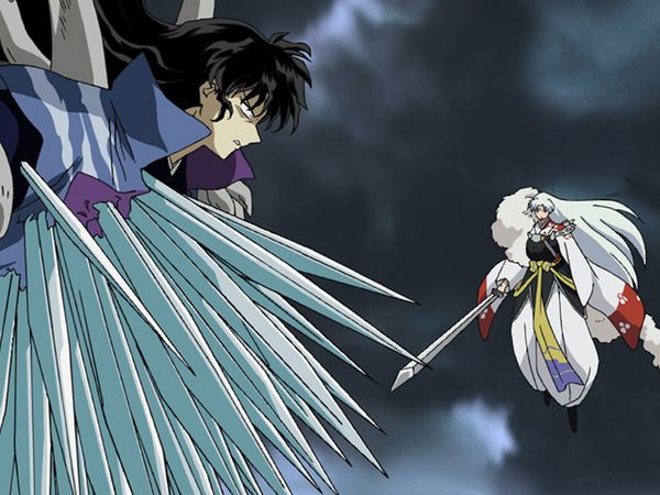 Inuyasha - Final Battle at the Gravesid: Sesshomaru Versus Inuyasha!