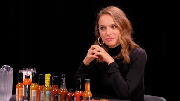 Hot Ones - Natalie Portman Pirouettes in Pain While Eating Spicy Wings