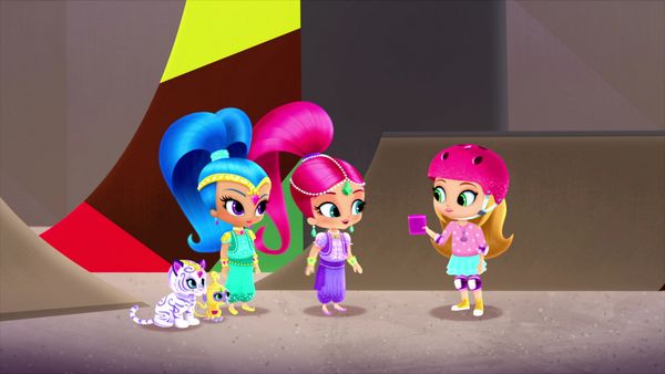 Shimmer and Shine - Un gran error en patineta