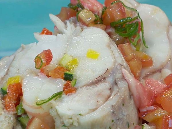 Torres en la Cocina - Ensalada de Verdinas y Rape Relleno