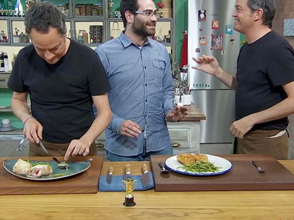 Torres en la Cocina - Ensalada de Bulgur y Flamenquines de Conejo
